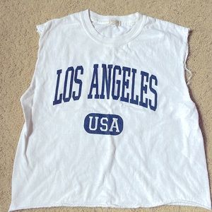 Size small sleeveless cropped shirt - Made by John Galt